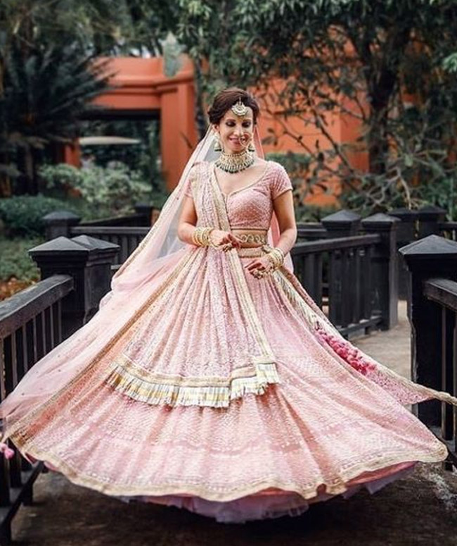 Buy Zeel Clothing Women's Silk Semi stitched Lehenga Choli  (ZC-7002-Wedding-Bridal-Latest_Red_Free Size) at Amazon.in