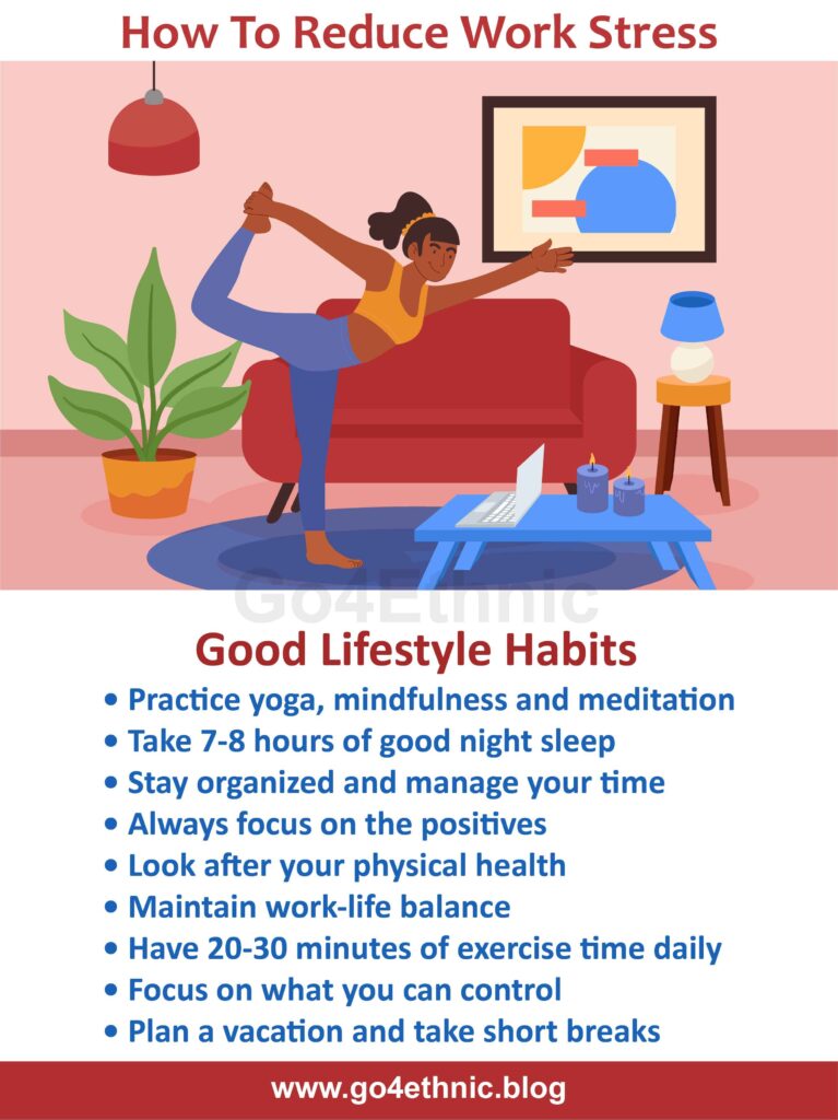 Guide on good lifestyle habits to reduce work stress