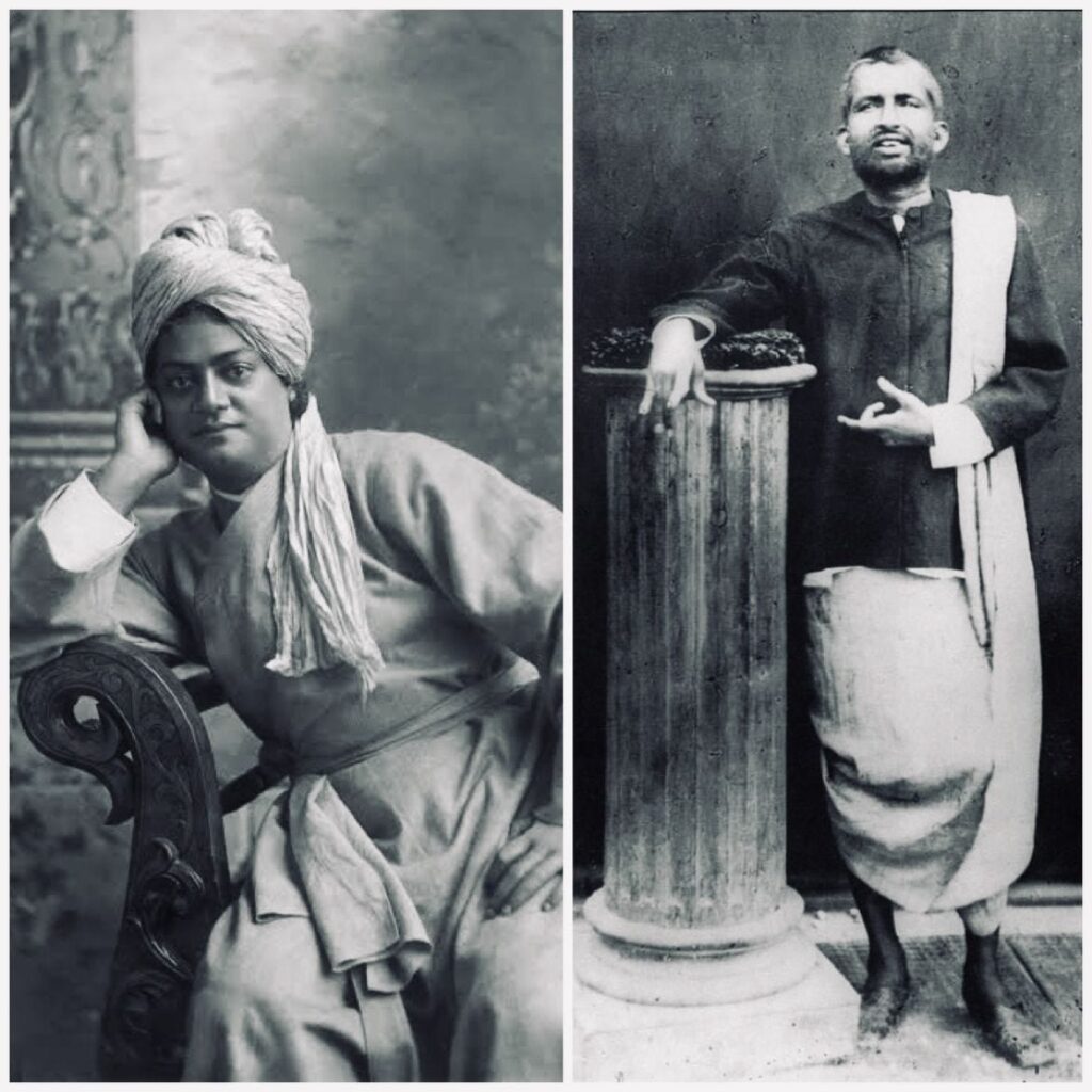 Ramkrishna Paramahansa and Swami Vivekananda