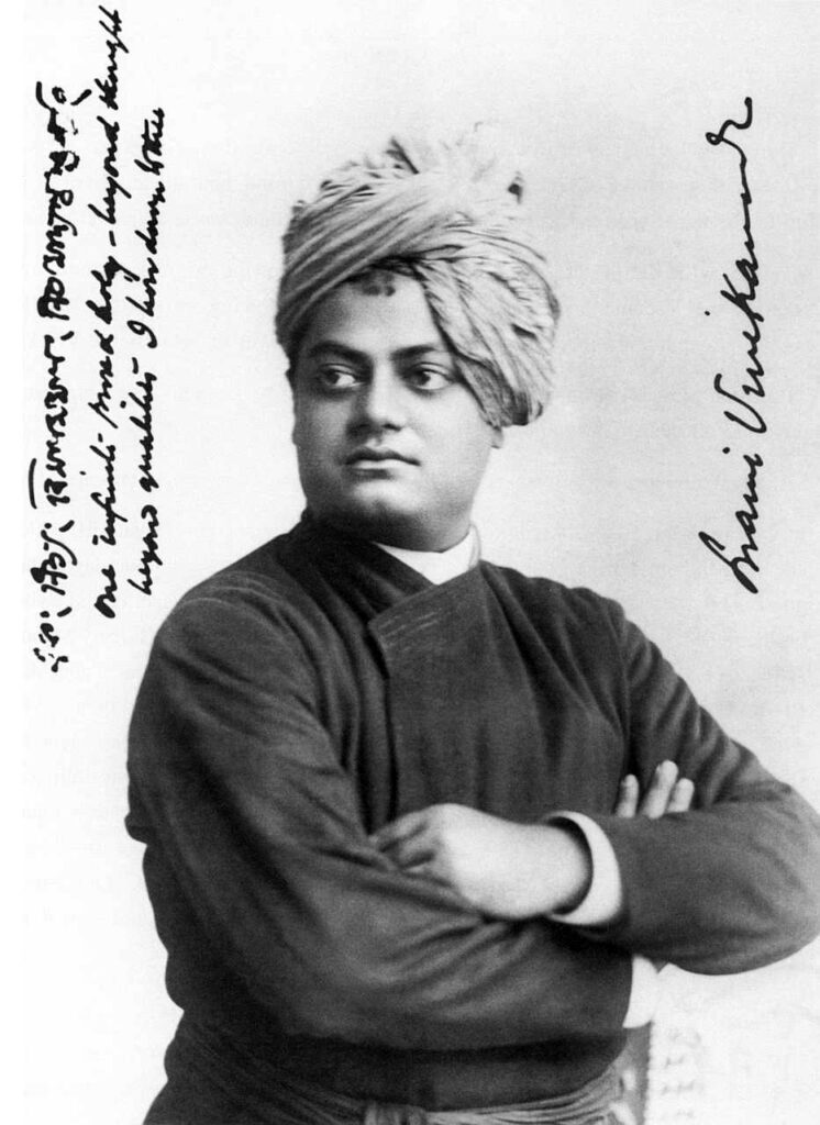 Vivekananda Swami Black and White Photo