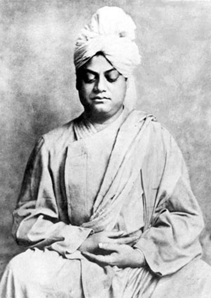 Swami Vivekananda Black and White Photo